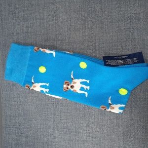 Socks Sox Dogs Unisex Puppy Puppies Terrier Tennis Ball Father's Day NWT